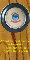 Award for best lecture on hepatitis